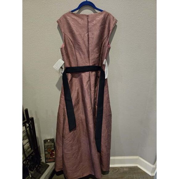 Kay Unger Women's Hazel 14 Multicolor Purple and Blue Walk Thru Jumpsuit - Picture 8 of 11